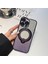 iPhone15 Plus Elektrokaplatma Tpu Telefon Kılıfı Magsafe Kickstand Glitter Cover-Purple ile Uyumlu (Yurt Dışından) 1