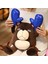 Peluş Boks Ayı Dolması Anime Peluş Bebek Lanetli Ayı Doldurulmuş Oyuncak Figürler Hediye Cadılar Bayramı Cosplay Sahne 38 cm (Yurt Dışından) 4