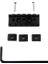 42MM Gitar Metal Dize Kilit Kilitleme Somunu Elektro Gitar Tremolo Çift Kilit Sistemi Için, Siyah (Yurt Dışından) 1