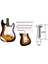 Strat ve Tele Için 100 Adet Gitar ve Bas Pickguard Vidaları, Gümüş (Yurt Dışından) 5