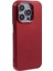 iPhone15 Pro Magnetic Telefon Kılıfı Deri Kaplamalı Pc+Tpu Çizilmeye Dayanıklı Arka Kapak Kırmızısı (Yurt Dışından) 1