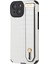 iPhone15 Plus Case Deri Kaplamalı Tpu Telefon Kapağı Bileklik Kickstand-White (Yurt Dışından) 1