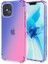iPhone15 Pro-Gradyan Renk Koruyucu Telefon Kapağı Anti-Drop Yumuşak Tpu Telefon Kılıf Mavisi/pembe (Yurt Dışından) 1
