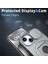 iPhone15 Manyetik Kılıf Kamera Koruma Telefon Kapağı Anti Drop Anti-Drop Ring Kickstand-Grey (Yurt Dışından) 4