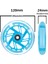 Çift 120MM Çocuk Scooter'ı LED Işıkları Yanıp Sönen Tekerlekler Rulmanlar ile Ön/arka LED Yanıp Sönen Scooter Tekerlekleri, Mavi (Yurt Dışından) 2