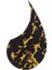 Gitar Guard 4041 Inç Sailulu Halk Gitar Guard Kahverengi Kaplumbağa Kabuğu Virgül Şekilli Halk Gitar Paneli Gitar Parçaları (Yurt Dışından) 1