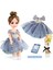 12 Inç 30 cm 9 Hareketli Eklemler 1/6 Bjd Bebek Makyaj Giydirme Sevimli Göz Küresi Bebek Moda Elbise ile Kızlar Için Oyuncak A (Yurt Dışından) 3