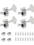 Adet Gitar Tuning Pegs Elektrik Bas Tuner Peg Gitar Açık Dişli Tuning Pegs Makine Kafaları Çamurluk Caz Bas Gitar Gümüş (Yurt Dışından) 1