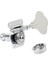 Adet Gitar Tuning Pegs Elektrik Bas Tuner Peg Gitar Açık Dişli Tuning Pegs Makine Kafaları Çamurluk Caz Bas Gitar Gümüş (Yurt Dışından) 3
