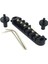 Gibson Les Paul Elektro Gitar Değiştirme Için Roller Saddle Tune-O-Matic Gitar Köprüsü (Siyah) (Yurt Dışından) 1