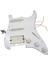 Elektro Gitar Pickguard Manyetikler Yüklü Önceden Kablolanmış Scratchplate Düzeneği 11 Delik Ssh Beyaz (Yurt Dışından) 1