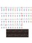 Renkli Piyano Klavye Çıkartmalar 88/61/54/49/37 Anahtar Çok Renkli, Çıkarılabilir Mektup Piyano Çıkartmalar Çocuk Öğrenme Piyano Için (Yurt Dışından) 1