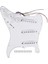 Tek Bobin Pikap Sss Elektro Gitar Yüklü Kablolu Pickguard Scratch Plaka Strat 11 Delik 3ply St Sq Gitar Için (Yurt Dışından) 2