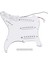 Tek Bobin Pikap Sss Elektro Gitar Yüklü Kablolu Pickguard Scratch Plaka Strat 11 Delik 3ply St Sq Gitar Için (Yurt Dışından) 3