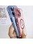 iPhone15 Pro Max Için Elektrokaplama Gül Çiçek Telefon Kılıfı Tpu Kapağı Magsafe-Pink ile Uyumlu (Yurt Dışından) 4