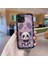 iPhone15 Pro Cep Telefon Kılıfları Için Gölge Panda Desen Temizlikli Cam+Tpu Telefon Kapak Black (Yurt Dışından) 2
