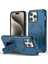 iPhone15 Pro Max Case Için Magsafe Tpu+Pc Telefon Kabuğu ile Uyumlu Kickstand-Dark Blue (Yurt Dışından) 1