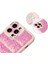 iPhone15 Pro Max Glitter Bling Telefon Kılıfı Aşağı Ceket Anti-Çizelge Kapak Pembe (Yurt Dışından) 4