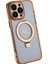 iPhone15 Pro Max Case Için Magsafe Tpu+Pc Kickstand Telefon Kapak-Orange ile Uyumlu (Yurt Dışından) 1