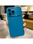 iPhone15 Plus Önce Çizgi Slim-Fit Tpu Kılıf Mat Koruyucu Cep Telefonu Kapak Navy Blue (Yurt Dışından) 1