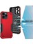 iPhone15 Pro Slip Olmayan Şeritler Için Cep Telefonu Kapağı Damla Koruma Pc+Tpu Geri Case Sky Mavi (Yurt Dışından) 3
