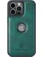 iPhone15 Plus Case Logo Için Geri Görünüm Pu Pu Deri+Pc+Tpu Kapak Yeşil (Yurt Dışından) 1