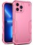 iPhone15 Pro Slip Olmayan Şeritler Için Cep Telefonu Kapağı Damla Koruma Pc+Tpu Geri Kılıf Pembe (Yurt Dışından) 1
