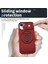 iPhone15 Manyetik Kılıf Kamera Koruma Telefon Kapağı Anti Drop Anti-Drop Ring Kickstand-Red (Yurt Dışından) 5