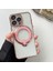 iPhone15 Pro Case Anti-Drop Pc+Tpu Ring Kickstand Telefon Kapağı Magsafe-Pink ile Uyumlu (Yurt Dışından) 1