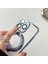 iPhone15 Pro Case Anti-Drop Pc+Tpu Ring Kickstand Telefon Kapağı Magsafe-Silver ile Uyumlu (Yurt Dışından) 3