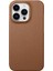 iPhone15 Pro Fingerprint Sold Renkli Litchi Doku Pu Deri Kaplamalı Pc Telefon Kapak-Kahverengi (Yurt Dışından) 2