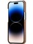iPhone15 Pro Fingerprint Sold Renkli Litchi Doku Pu Deri Kaplamalı Pc Telefon Kapak-Kahverengi (Yurt Dışından) 3