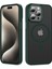 Magsafe Mat Telefon Kapak-Dark Yeşil ile Uyumlu iPhone15 Pro Max Şok Geçirmez Kılıf Için Yumuşak Tpu+Sert Pc Kılıfı (Yurt Dışından) 1