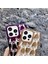iPhone15 Pro Max Case Için Elektroplatma 3D Aşk Kalp Şekli Tpu Telefon Kapak-Dark Mor (Yurt Dışından) 2
