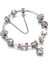 65 mm Tarzı B359 Lüks Dıy Boncuk Gül Altın Kristal Bileklik ve Bileklik Kadınlar Kalp Arı Boncuk Charm Bilezikler Zincirli Kadın Pulsera Takı (Yurt Dışından) 1