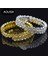 Sarı Aousıx Yeni Moda Kristal 2 Satır Bilezik ve Bilezik Kadınlar Için 8 Renk Rhinestone Germe Bileklik Üst Kol Bilezik Takı (Yurt Dışından) 3