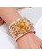 Merhaba Jin Yin Lzhlq Yeni Moda Takı Aksesuarları Maxi Geniş Bileklik Bilezik Trendy Kaplama Kalın Metal Büküm Bileklik Kadın Manşet Bilezikler (Yurt Dışından) 4