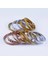 3 Adet Örgü Gümüş Rainbery El Yapımı Örgü Altın Glitter Charm Wrap Deri Bilezikler Kadınlar Kızlar Için Bilezikler Mıknatıs Toka Mücevherat Pulseras Mujer (Yurt Dışından) 5