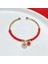 8 Mutluluk Tigerfishlockgourd Charms Şanslı Zengin Kırmızı Iplik Halat Altın Kaplama Manşet Bilezik Kadınlar Için Bilezik Kadın Kadın Yeni Yıl Hediyeleri YBR623 (Yurt Dışından) 1