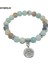 Platin Kaplama Doğal Taş Lotus Buda Boncuk Ametist Akik Lapis Lazuli Kaplan Gözü Turkuaz Bilezik Kadın Erkek Yoga Bilezik Femme (Yurt Dışından) 5
