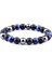 21CM Tarzı No.7 Boyutu Yeni Doğal Obsidyen Hematit Kaplan Gözü Boncuk Bilezikler Erkekler Için Manyetik Sağlık Koruma Kadınlar Soul Takı Pulsera Hombre (Yurt Dışından) 1