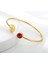 Altın Tarzı Eylül Paslanmaz Çelik Kalp Atışı Kardiyogram Bilezikler Kadınlar Için Kristal Birthstone Açık Manşet Bileklik Stetoskop Takı Hemşire Için Hediyeler (Yurt Dışından) 4