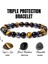 8mm Tarzı No.0 Boyutu Doğal Siyah Obsidyen Hematit Kaplan Gözü Boncuk Bilezik Erkekler Manyetik Sağlık Koruma Kadınlar Için Soul Takı Pulsera Hombre (Yurt Dışından) 2