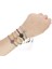 Rose Gold Renk Stili No.29 Beden Gül Altın Gökkuşağı Siyah Zincir Bilezik Çelik Difüzör Madalyon Ayarlanabilir Takı Kadın Çocuklar Uçucu Yağ Aoma Parfüm 10PAD (Yurt Dışından) 5