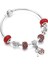 70 mm Tarzı B355 Lüks Dıy Boncuk Gül Altın Kristal Bileklik ve Bileklik Kadınlar Kalp Arı Boncuk Charm Bilezikler Zincirli Kadın Pulsera Takı (Yurt Dışından) 1