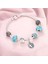 70 mm Tarzı B355 Lüks Dıy Boncuk Gül Altın Kristal Bileklik ve Bileklik Kadınlar Kalp Arı Boncuk Charm Bilezikler Zincirli Kadın Pulsera Takı (Yurt Dışından) 4