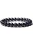 21CM Tarzı Oniks Erkekler Bilezikler Doğal Şifa Enerji Kaplan Gözü Bilezik Cilalı Lapis Lazuli Boncuk Bileklik Elastik Pulsera Kadın Takı (Yurt Dışından) 1