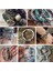 23CM Tarzı Saf Altın Rengi El Yapımı Doğal Taş Lotus Ohm Buda Boncuk Bilezik Pembe Zebra Taş Lotus Charm Bilezik Kadın Erkek Yoga Takı Hediyeler Için (Yurt Dışından) 3