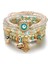 H24012 3-Et Moda Çok Katmanlı Kristal Taş Boncuk Püskül Charms Bilezik ve Bilezikler Pulseras Mujer Boho Bilezik Kadınlar Için Hediye (Yurt Dışından) 1