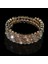 3 Sıra Sarı Beyaz Moda Lüks Kadınlar Çok Katmanlar Kristal Rhinestone Bilezik Bilezik Ayarlanabilir Düğün Pulseras Takı Kız Hediyeler (Yurt Dışından) 1